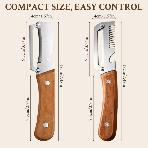 2-Pcs Upgrade Vegetable Peeler and Julienne Peeler Set