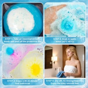 71prH6dZl3L._AC_SL1500_ 12 PCS Handmade Bubble Bathbombs with Toys Inside