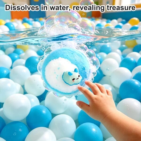 71raSsVXP7L._AC_SL1500_ 12 PCS Handmade Bubble Bathbombs with Toys Inside