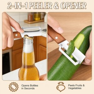 2-Pcs Upgrade Vegetable Peeler and Julienne Peeler Set