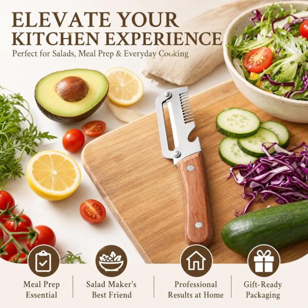 2-Pcs Upgrade Vegetable Peeler and Julienne Peeler Set