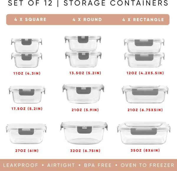 81g52b0MIQL._AC_SL1500_.jpg 24pc Borosilicate Glass Storage Containers with Lids